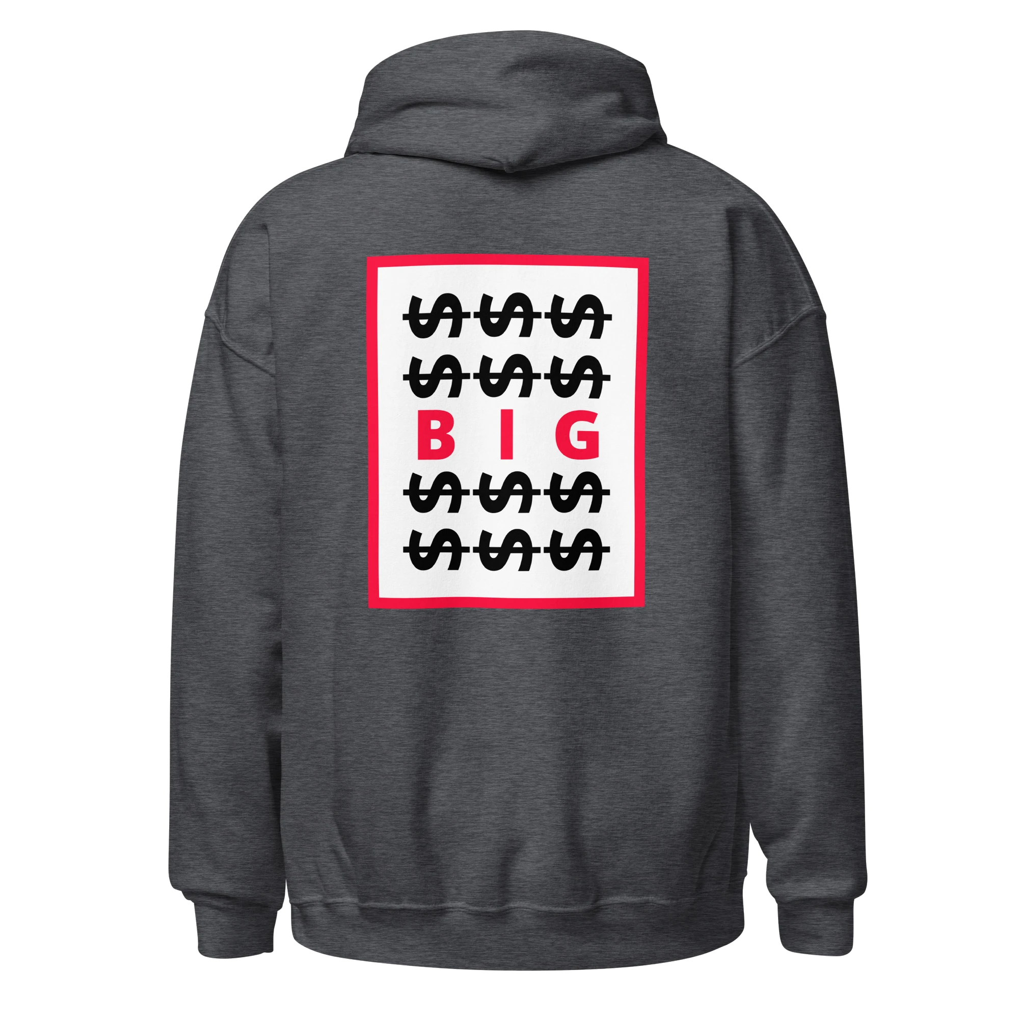 LE SOBOL $$ BIG hoodie in grey with back CODE print