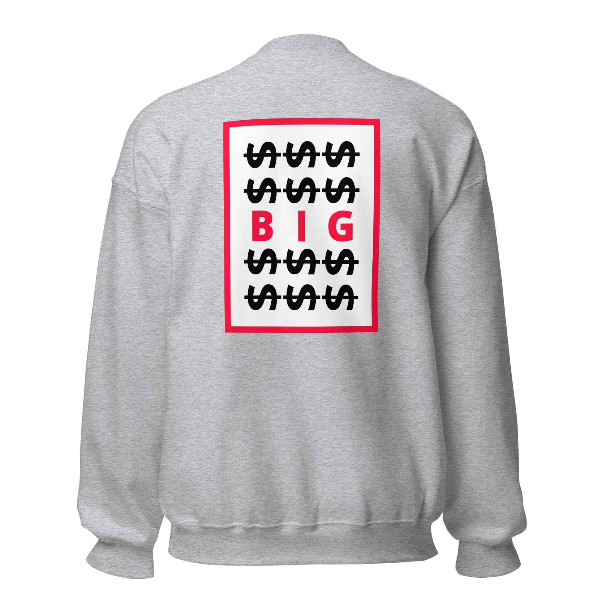 LE SOBOL $$ BIG sweatshirt in carbon grey with back CODE print