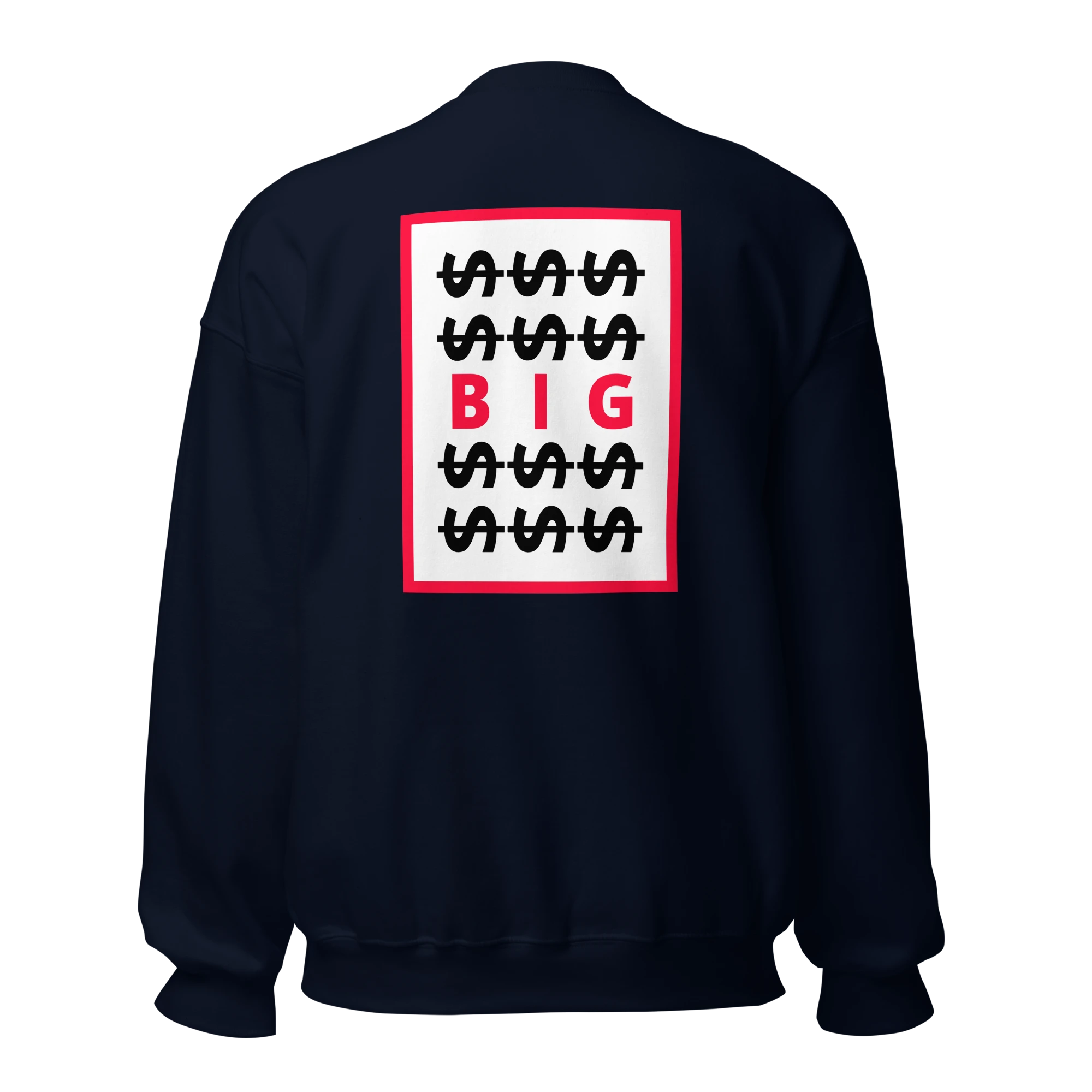 LE SOBOL $$ BIG sweatshirt in navy with back CODE print