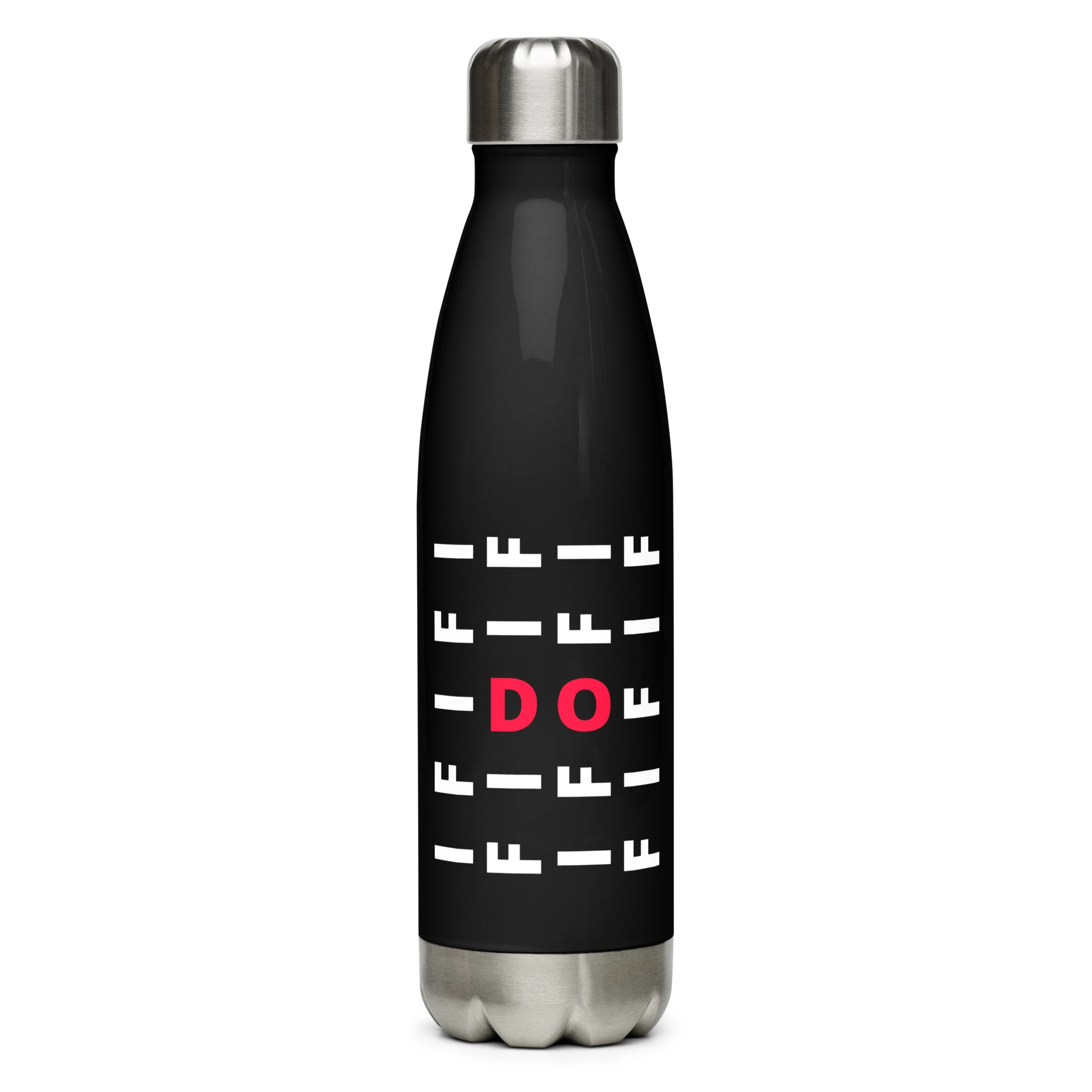 LE SOBOL IF DO dark Form bottle with front print