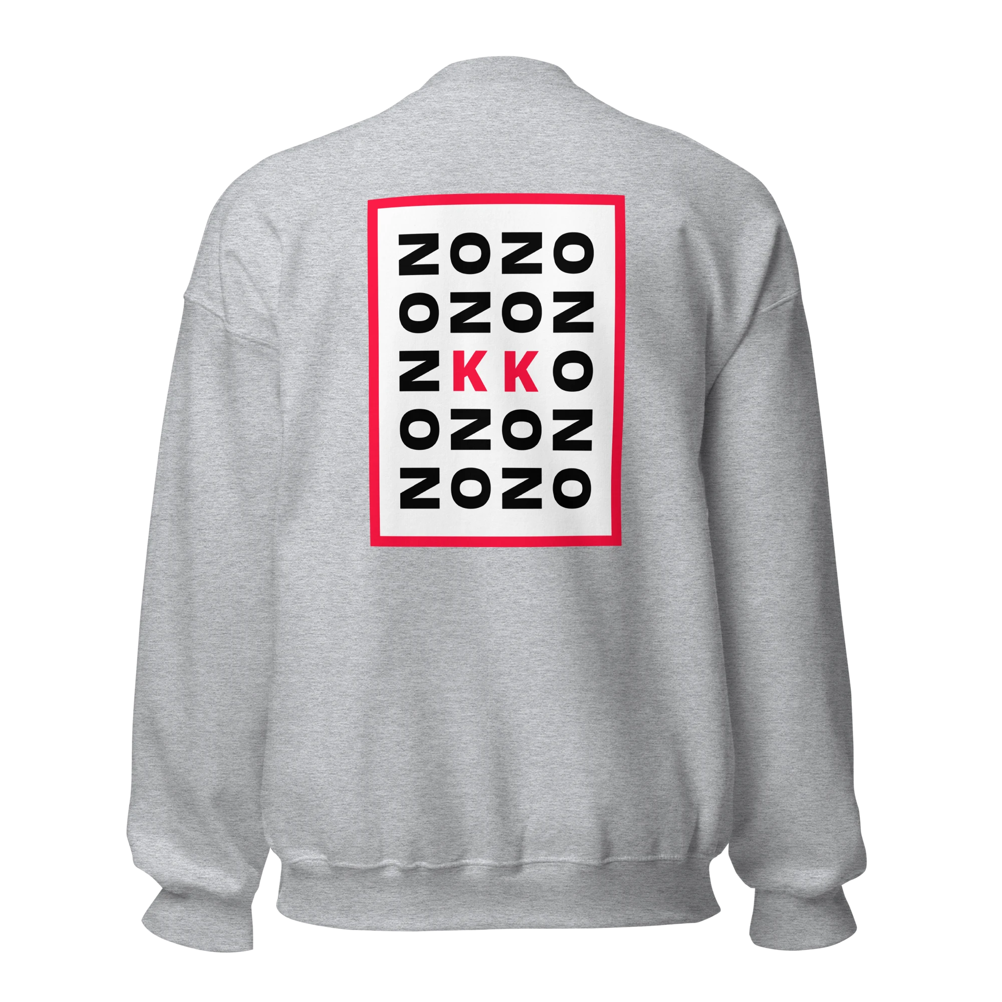 LE SOBOL NO KK sweatshirt in carbon grey with back CODE print