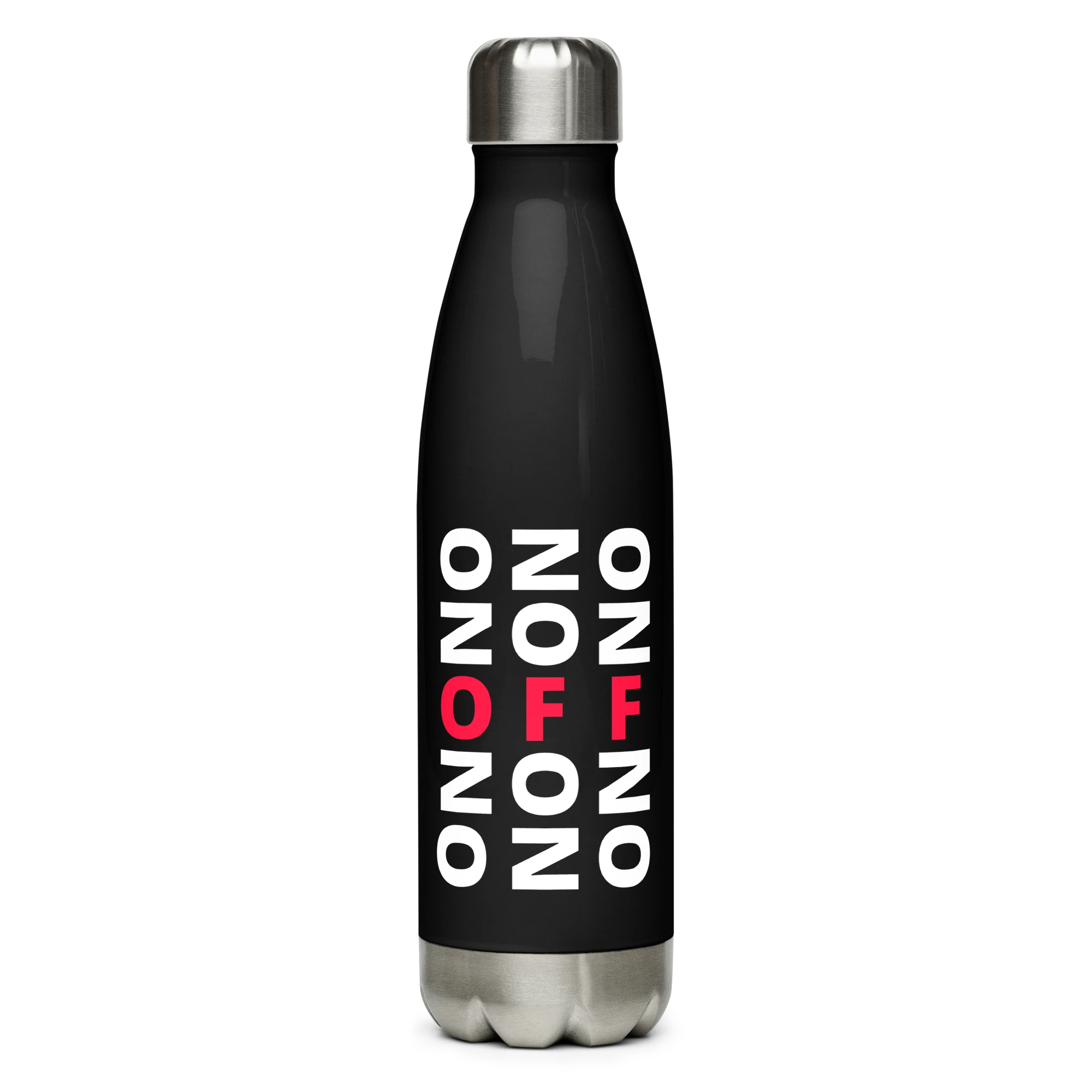 LE SOBOL ON OFF Dark Form Bottle with front print