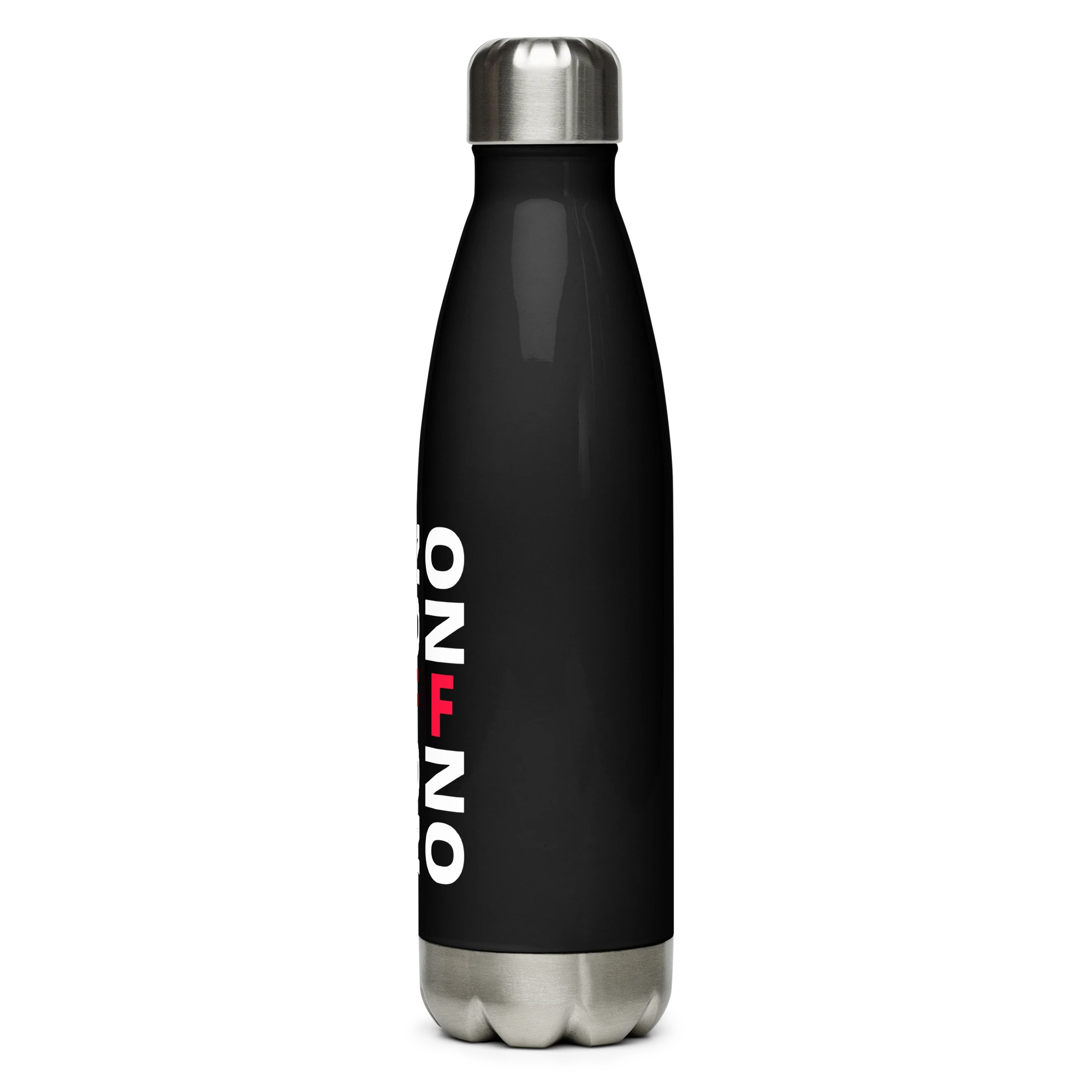 LE SOBOL ON OFF Dark Form Bottle with front print on left side
