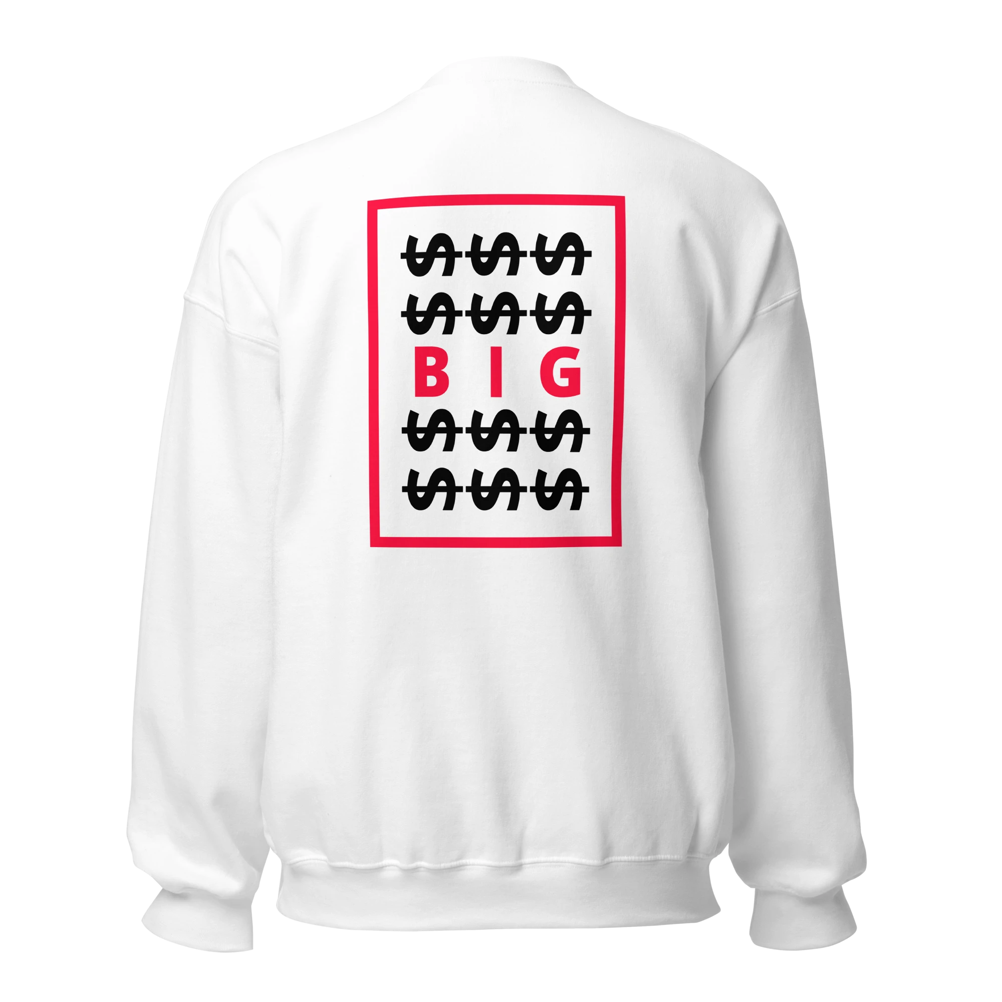 LE SOBOL  $$ BIG sweatshirt in white with back CODE print 