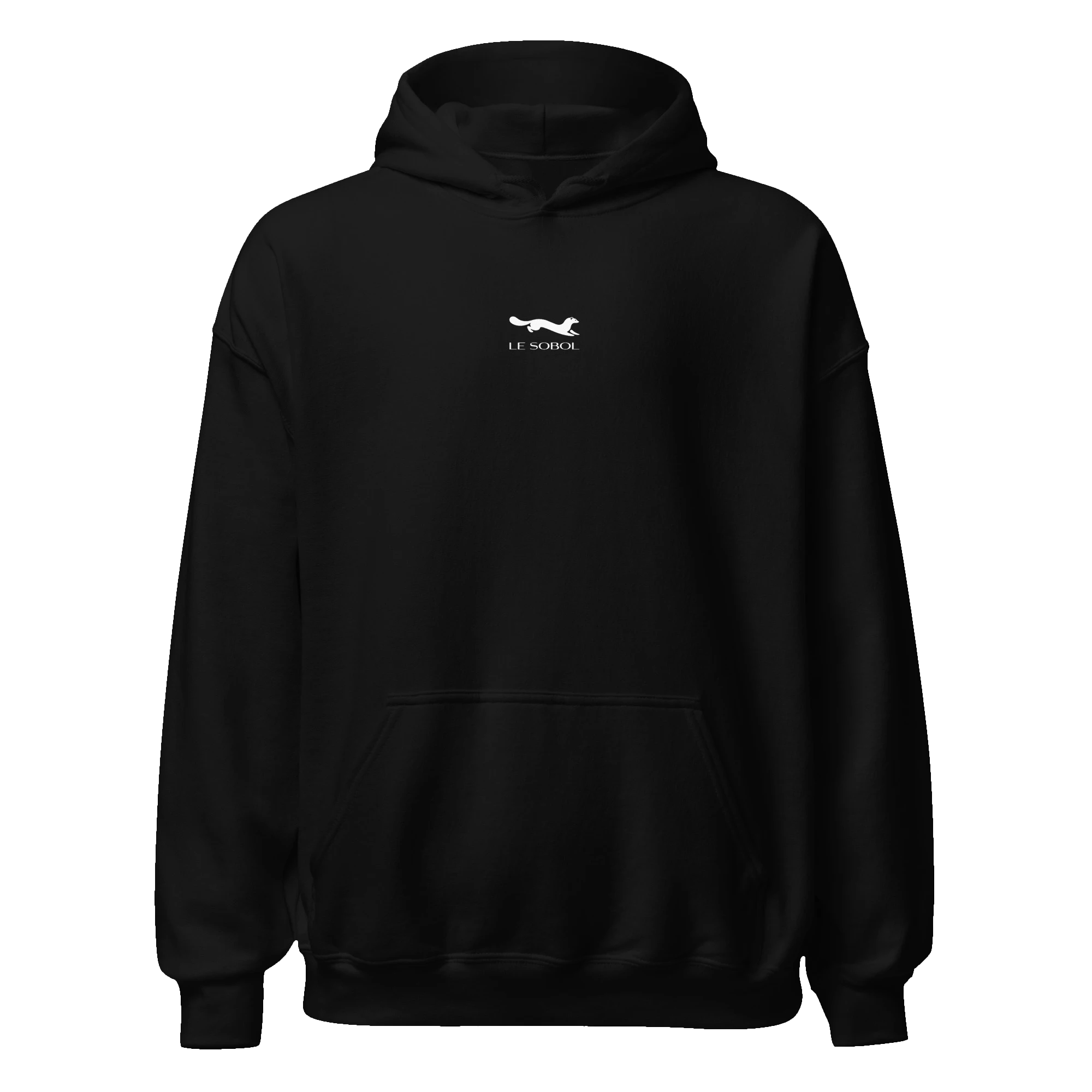 LE SOBOL EX SEX hoodie in black with front print 