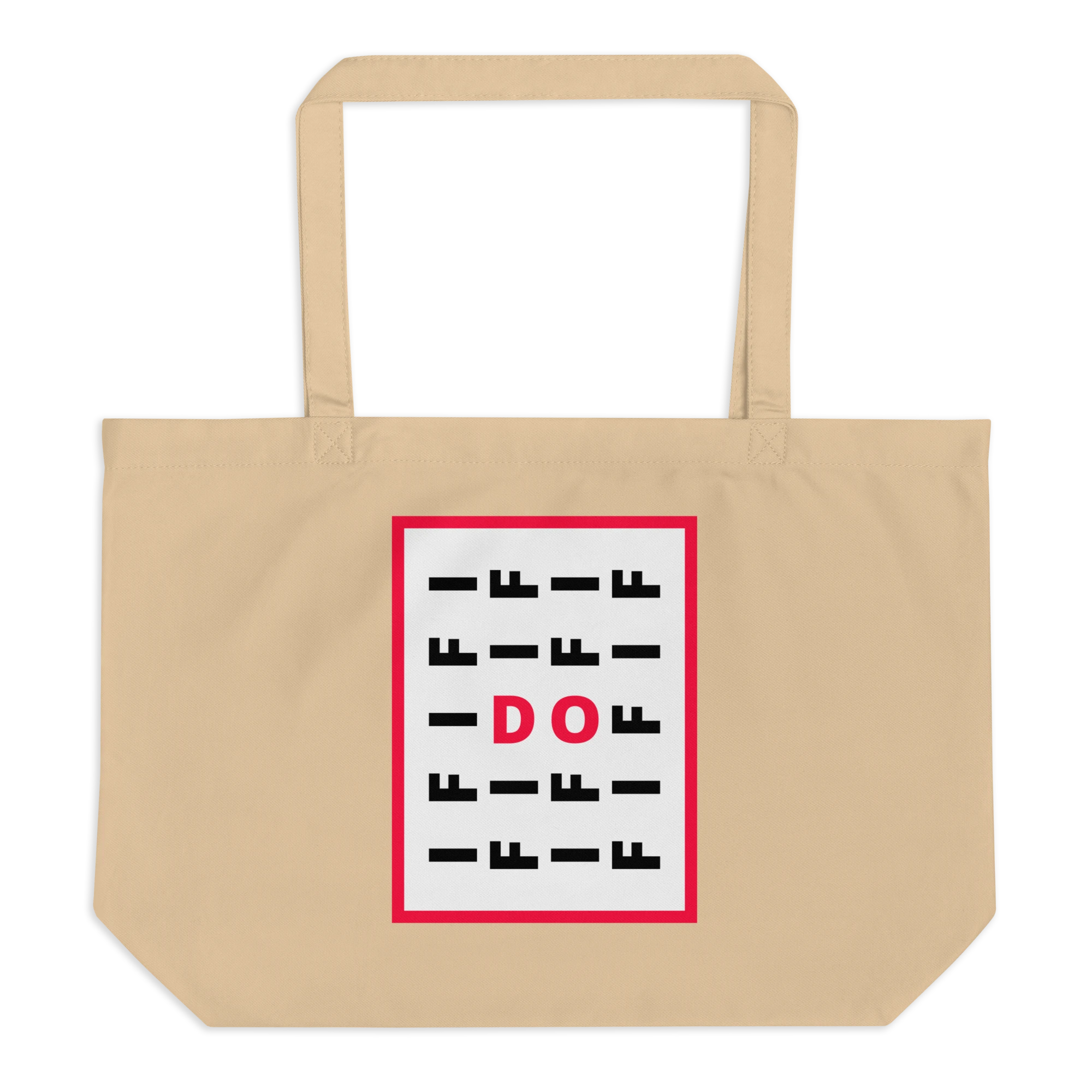 LE SOBOL IF DO  Light Form tote with front print 