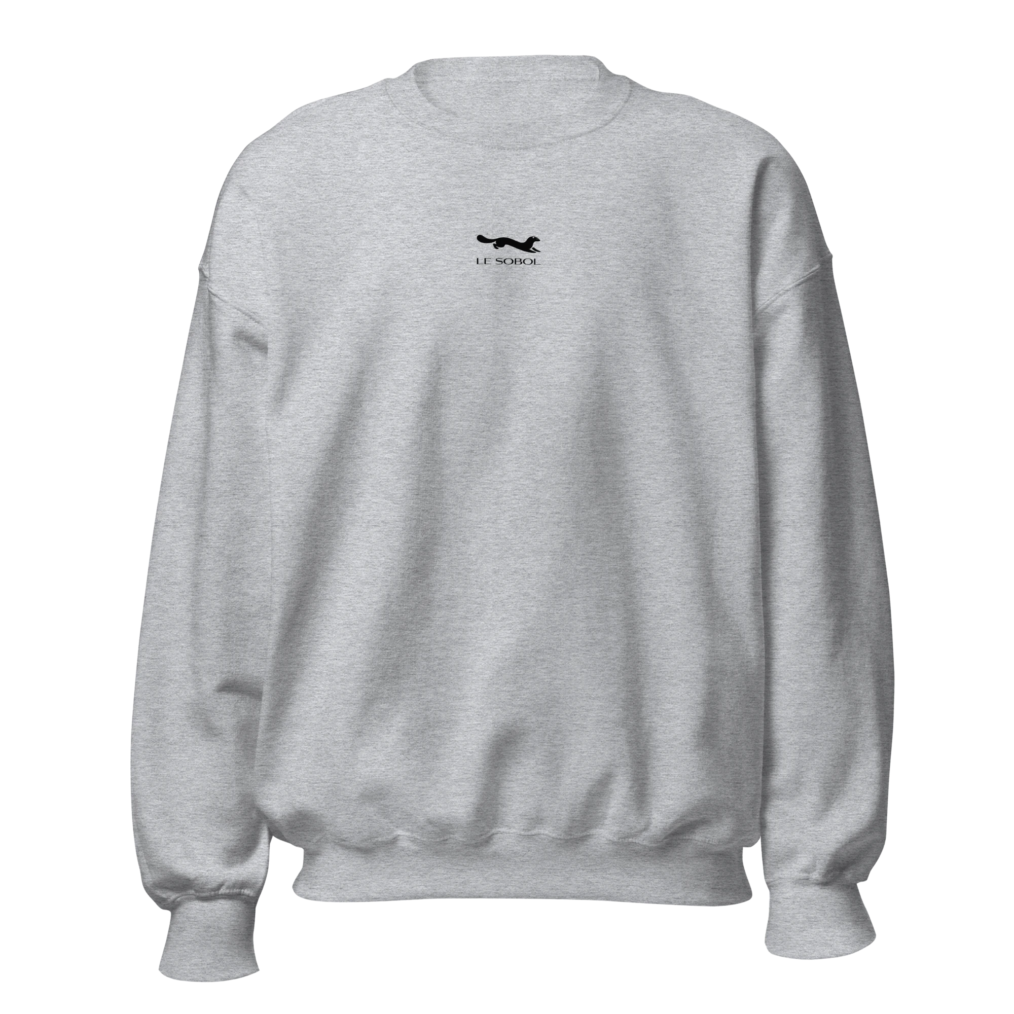 LE SOBOL IF DO sweatshirt in carbon grey with front logo