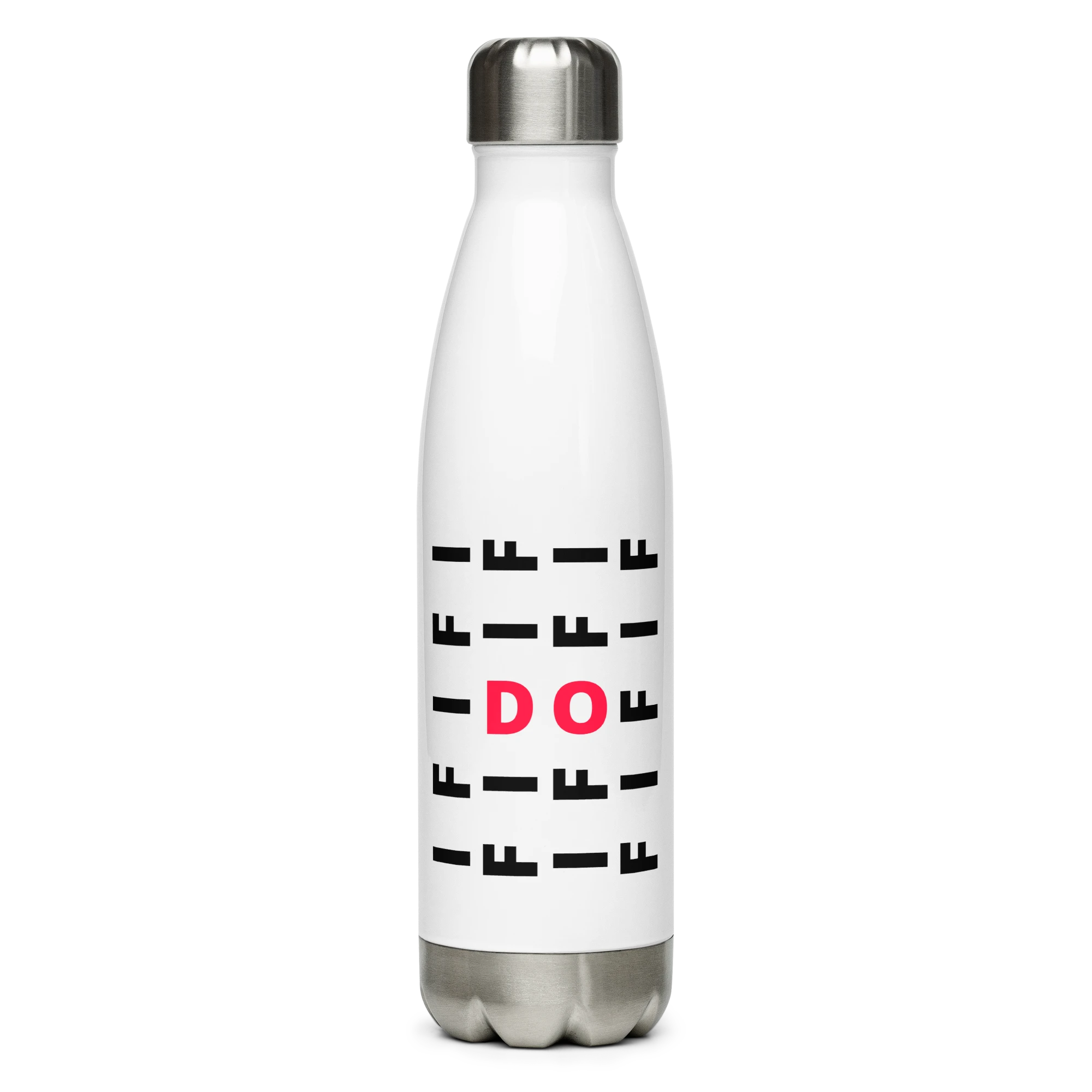 LE SOBOL IF DO white bottle with front print