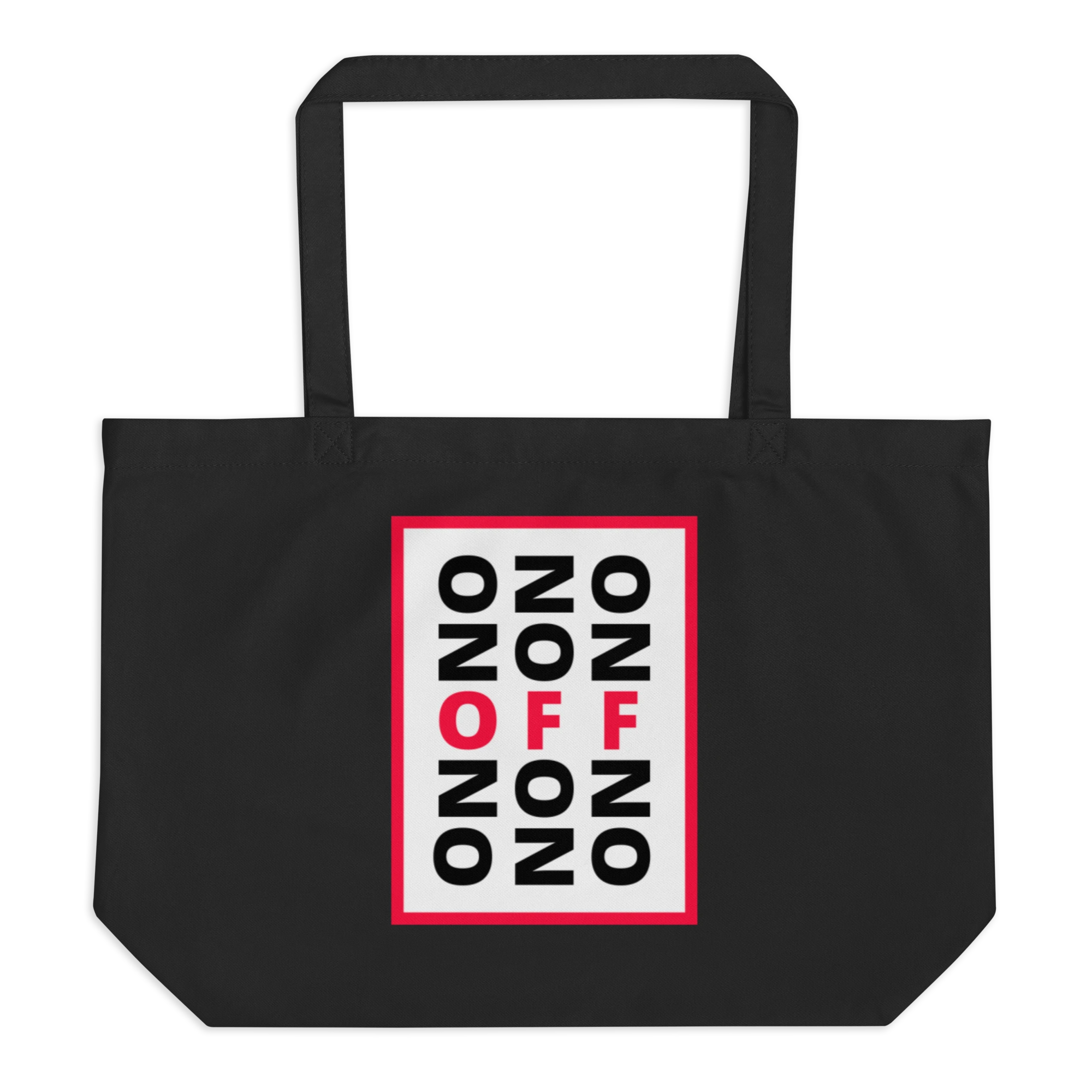 LE SOBOL ON OFF Dark Form tote with front print